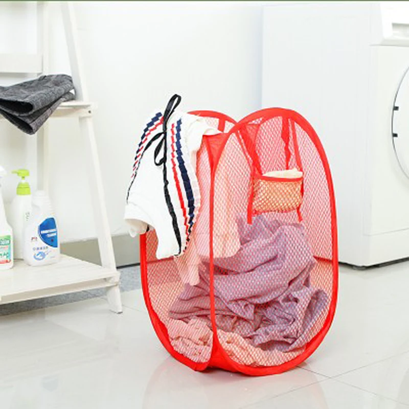 50*28 см Портативный Костюмы хранения нейлоновая сетка Организатор Корзина для