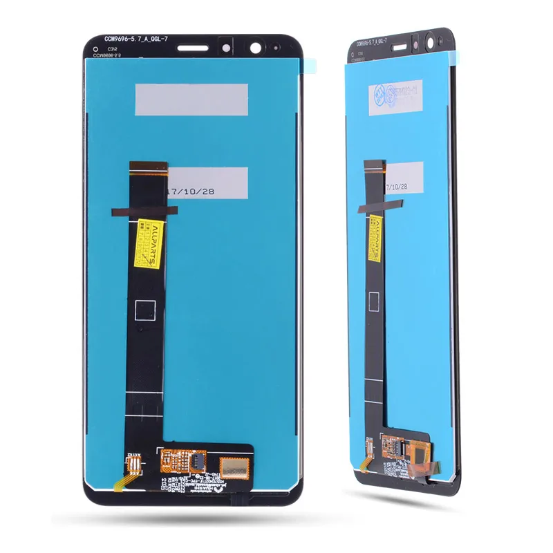 Дисплей для Asus Zenfone Max Plus M1 ZB570TL LCD в сборе с тачскрином на рамке Оригинал черный