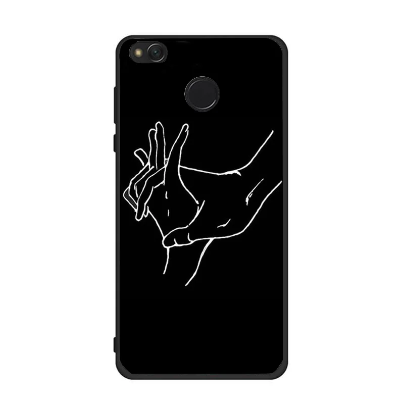 Силиконовый чехол Star Moon для Xio mi Red mi Note 5 Pro Note 4 5A, роскошный Художественный Черный чехол для телефона Xio mi Red mi 4X mi A1 5X Funda - Цвет: black