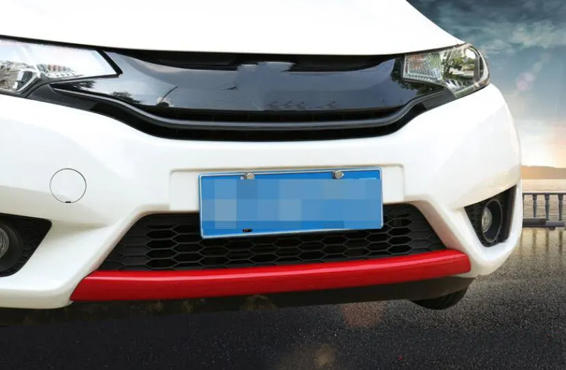 Для Honda Fit 2014-2017 Band New ABS 1 шт. чехол для переднего бампера и губ накладка защитная