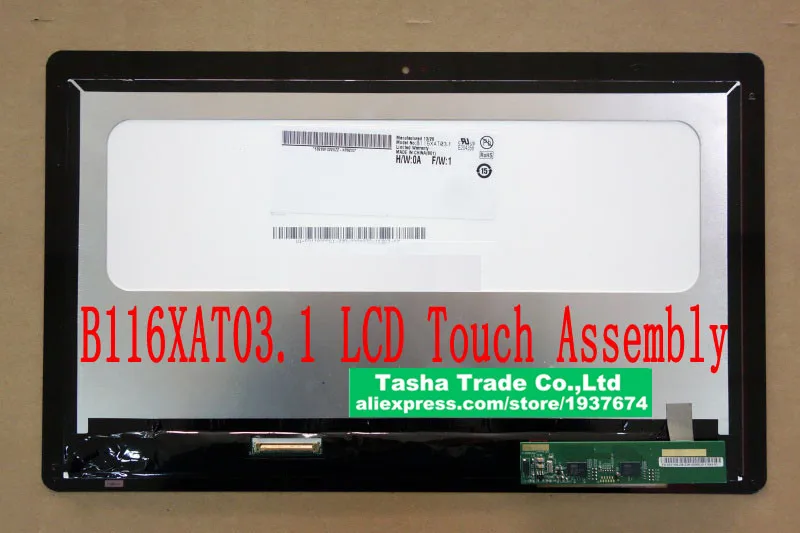 B116XAT03.1 1366*768 для acer Aspire P3 171 ЖК дисплей Сенсорный экран планшета Ассамблеи