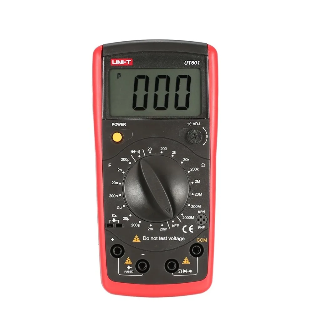 UNI-T UT601 индуктивной измеритель емкости резистор/конденсатор/диод/транзистор