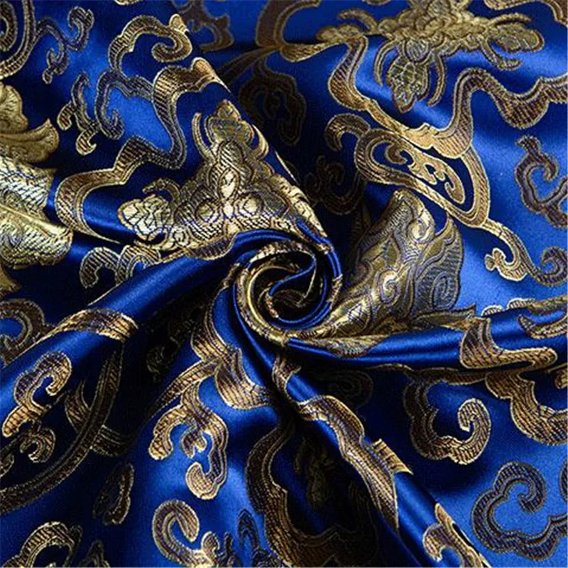 CF41 5yards 75cm Jacquard Brocade Fabric Chinese Style Wedding Cheongsam Qipao Cosplay Tang Suit 11 Colors | Дом и сад