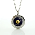 Ожерелье-макси Collares, идеальный подарок, интересное модное ожерелье-медальон для бильярда, бильярда, бассейна, T564