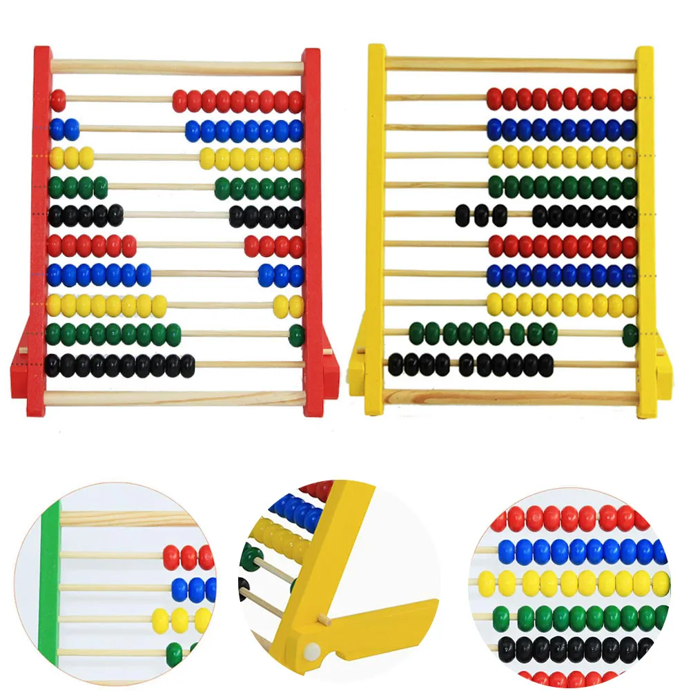 Smooth Gift Home Educational Toy Baby Kids Small Calculator Wooden Eco-friendly Handcrafted Non-toxic Math Abacus | Игрушки и хобби