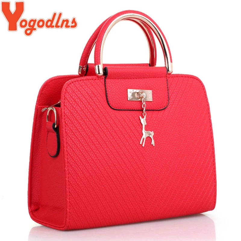 Yogodlns женская сумка из искусственной кожи одноцветная женская сумка на плечо модная сумка через плечо с одним ремешком