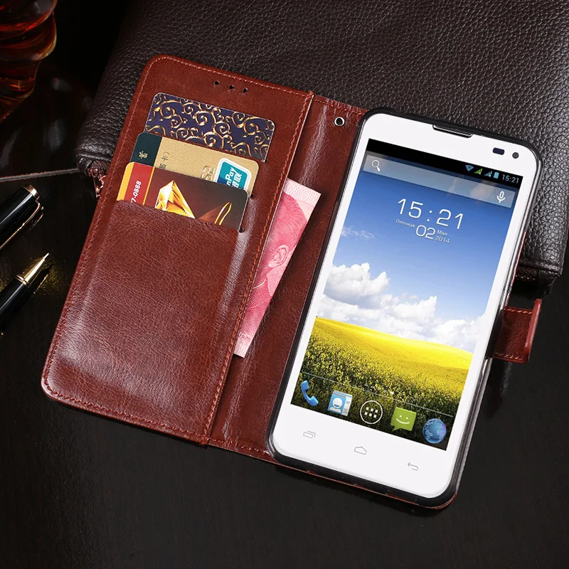 Кошелек чехол для Fly IQ4415 Чехол флип кожаные сумки телефон Era Стиль 3 случае