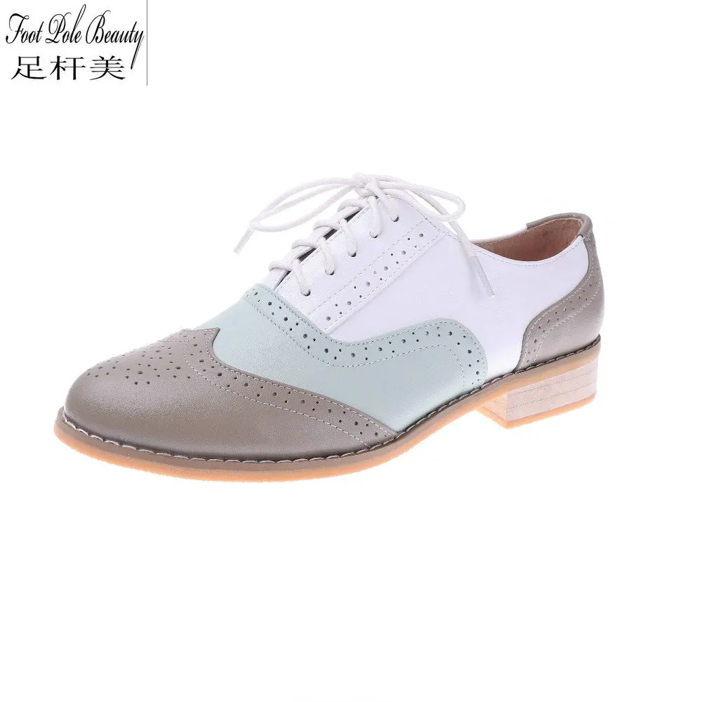 2017 фирменный дизайн женская повседневная обувь из натуральной кожи оксфорды