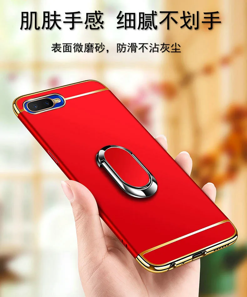 Кольцо на палец Магнит чехол для OPPO RX17 Neo R17 NEO K1 R15X Realme 3 Pro 2 Роскошный Жесткий