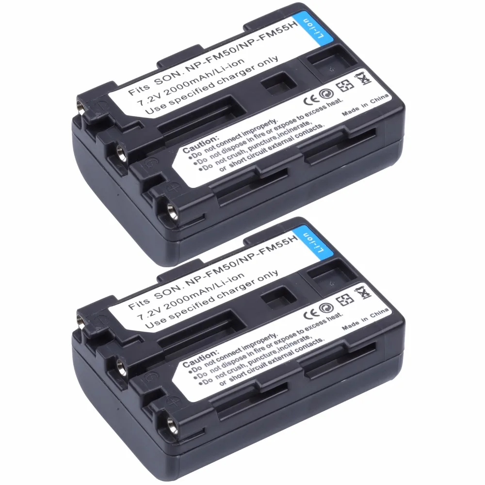 2 шт. NP FM50 FM55H FM55h батарея для Sony HC1 TRV280 TRV350 TRV250 TRV19 TRV22 TRV27 TRV33 TRV460 TRV140 TRV17|np fm50|battery np