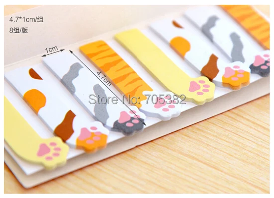 

(1pc/lot) Kawaii animal series Memo pad Decoration sticky notes Office message memos Stationery school supplies (tt-1404)