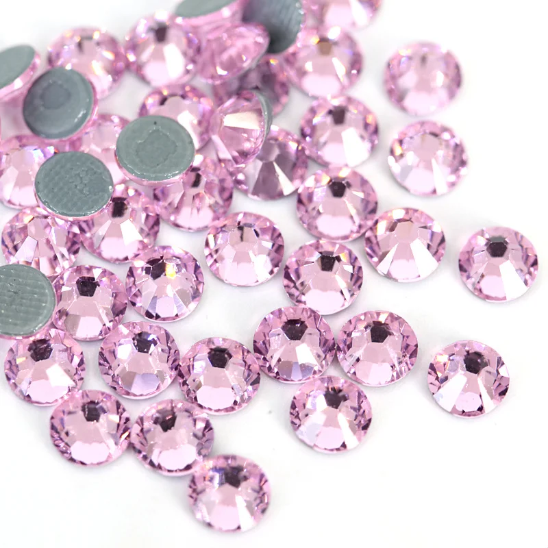 Высококачественные Стразы DMC с горячей фиксацией стразы плоской задней стороной