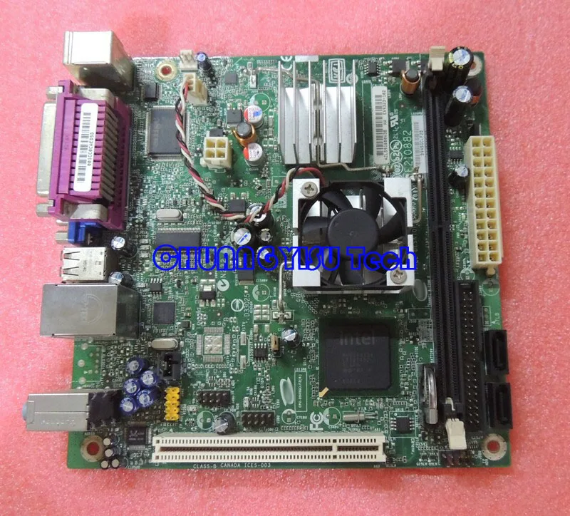 CHUANGYISU для ATOM230 D945GCLF; ATOM 330 D945GCLF2, 945GC материнская плата Mini ITX, 1,6G, двухъядерный, DDR2, работает идеально