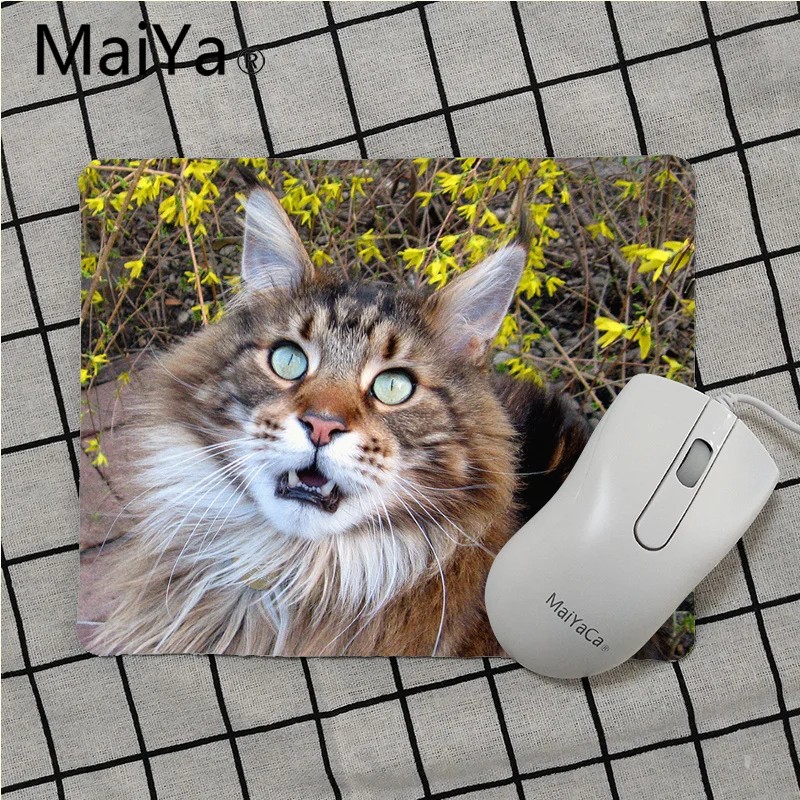 Maiya высокое качество Мэн енот кот под заказ игровой коврик для мыши ноутбука
