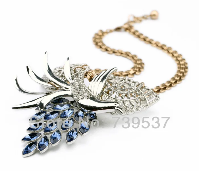 Оптовая продажа модный костюм ювелирные изделия подвеска на ожерелье Павлин|fashion