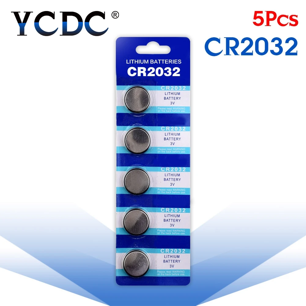 Дешевые Pilas Boton качество CR2032 CR 2032 батарея таблеточного типа CR1632 CR1620 CR1625 CR2016 CR2025 1632 3v литиевая батарея для сотового телефона 5 шт - Цвет: CR2032