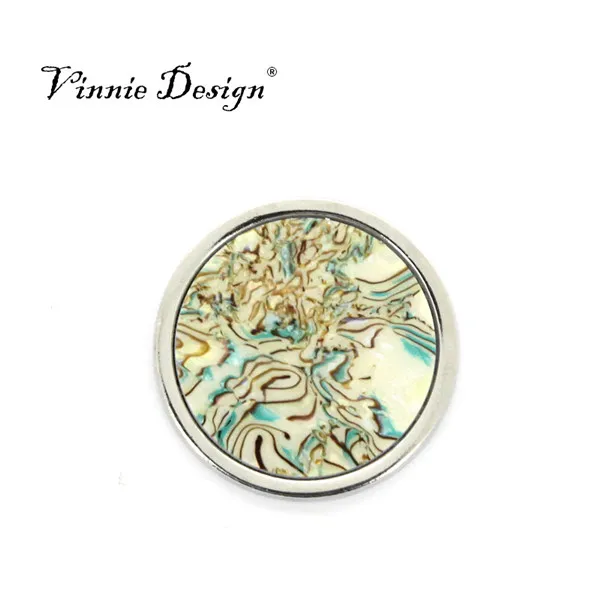 Винни дизайн ювелирных изделий Топ абстрактный стиль ракушка монета для рамки