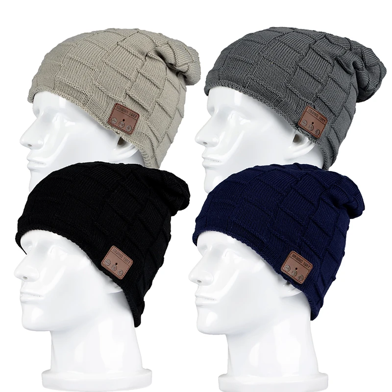YourTribe Beanie Hat cap беспроводные Bluetooth наушники смарт с микрофоном зимние спортивные