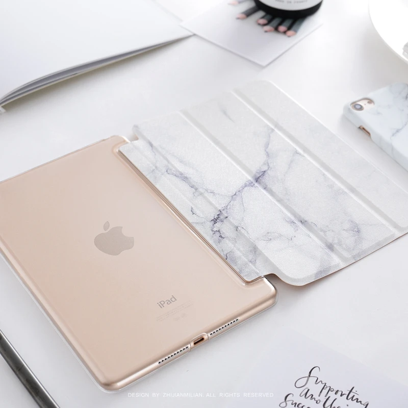 Мрамор Mini4 магнит флип-чехол для ipad Pro 10 5 &quot12 9 11 2018 Air Air2 Mini 1 2 3 4 Tablet чехол 7 2017 |