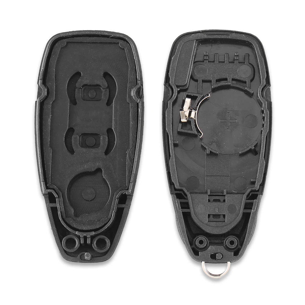 KEYYOU чехол для ключей Fob 3 кнопки Ford Focus C Max Mondeo Kuga Fiesta сменный умный дистанционного