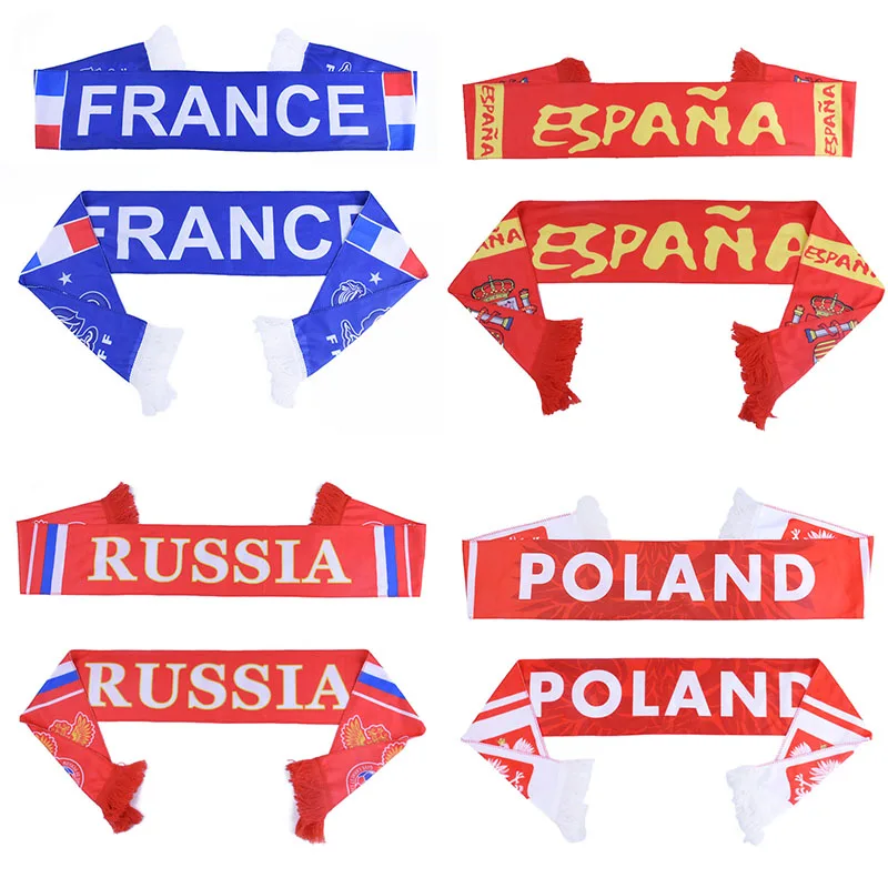 Россия чемпионат мира по футболу 2018 болельщики шарф Футбольный сборная 32 команды