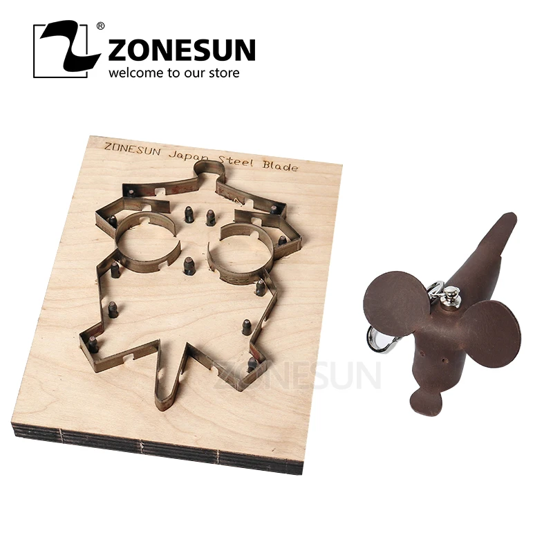 ZONESUN Японский стальной клинок кликер для штампов инструмент высечки мыши пресс