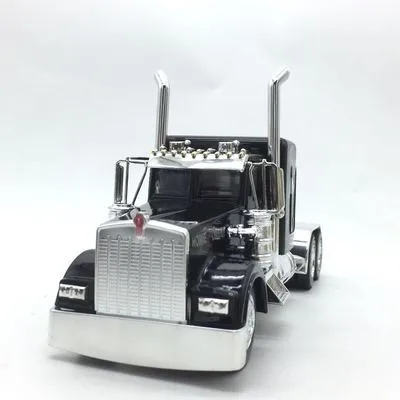 Black 1/32 тяжелый грузовик специальный литой металлический Настольный дисплей Коллекция Модель Длина 26 см игрушки для детей - Цвет: Black