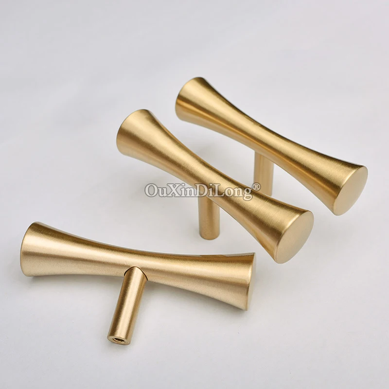 Роскошный 2 шт Европейский Твердый латунный кухонный шкаф дверные ручки комод