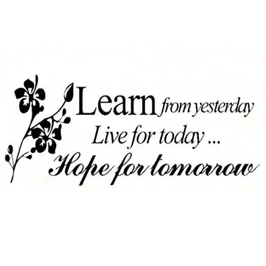 Домашний декор для комнаты настенные стикеры s Learn of Yesterday семейные