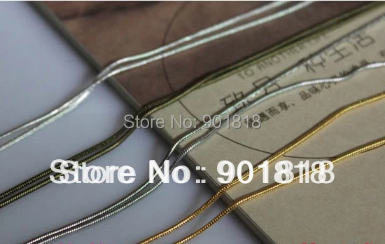 Античное бронзовое/золотое/серебряное/родиевое ожерелье 10 м/лот 1 5 мм цепи под