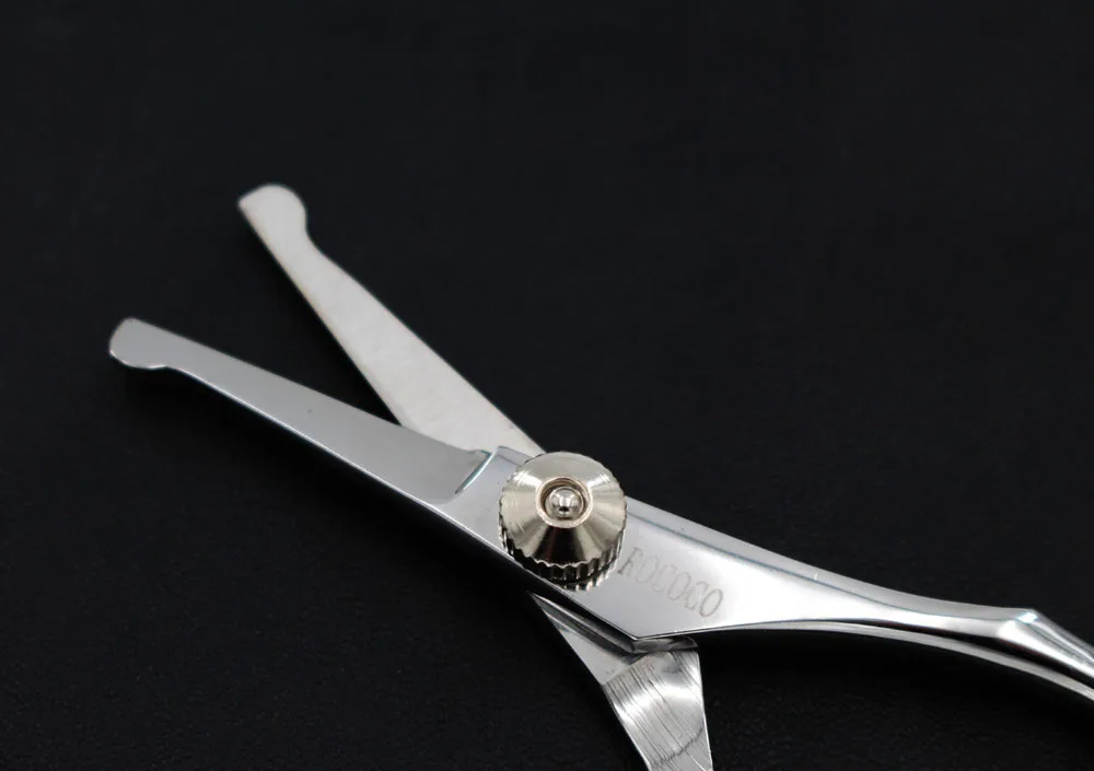 1 шт. ножницы для волос из нержавеющей стали с круглым носком виброножницы