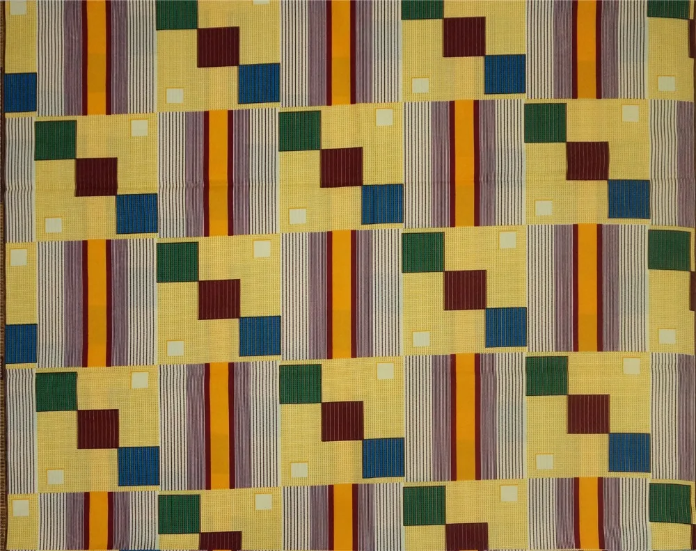 2019 Популярные Гана kente дизайн 100% полиэстер воск ткань Анкара Африканский Воск