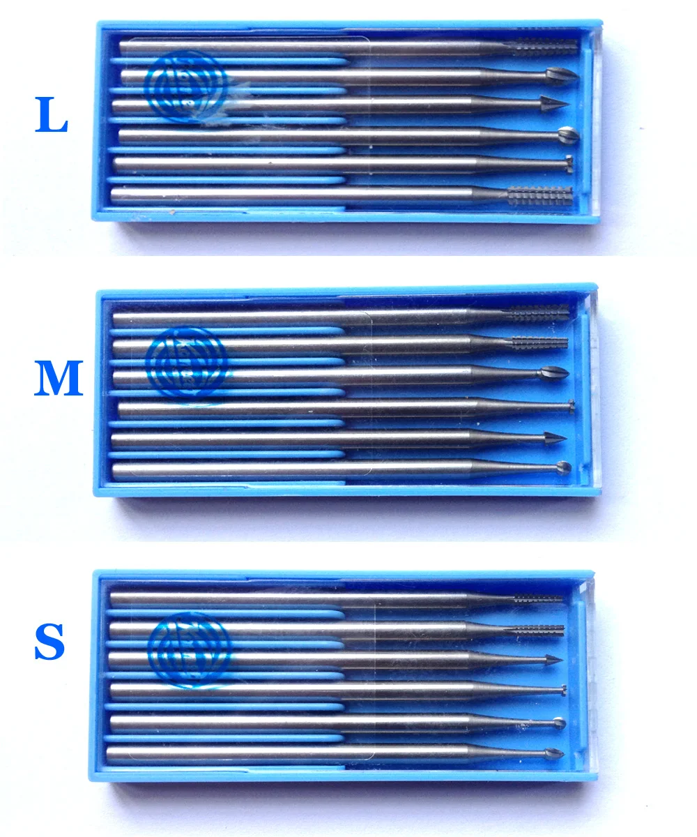 6 шт./лот набор миниатюрных резаков для резьбы зубов нефрита ювелирных изделий