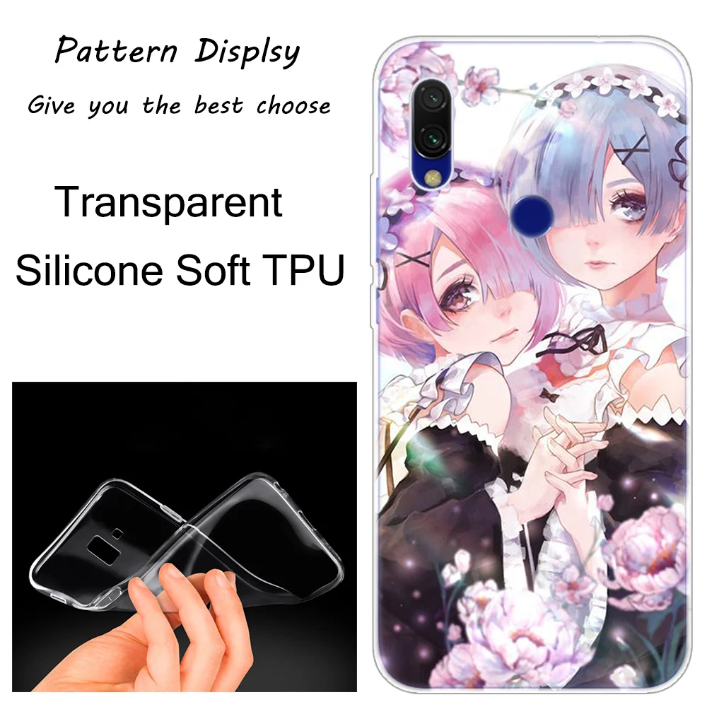 006 Аниме ReZERO Ram Rem Популярный силиконовый чехол для Xiaomi Redmi K20 7 7A 5 5Plus 6 6A S2 Note 8 7 6 5 Pro Модный чехол - Цвет: 006
