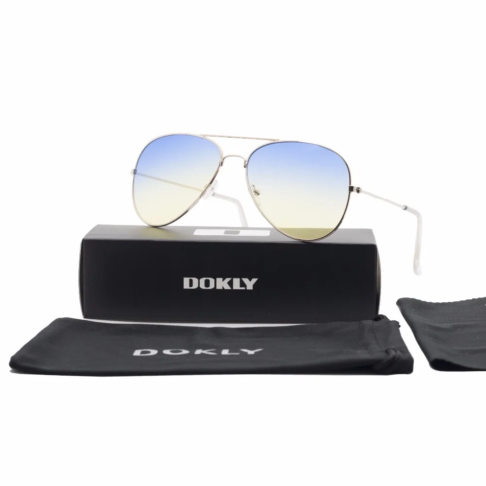 Модные солнцезащитные очки Dokly splash у бассейна мужские зеркальные черные женские