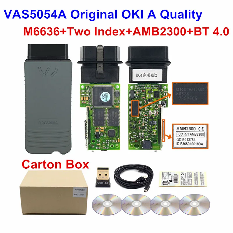 A++ качество 5054A OKI полный чип Keygen 5054 ODIS V5.1.3 AMB2300 5054A 4.4.1 Поддержка UDS протокол - Цвет: Белый