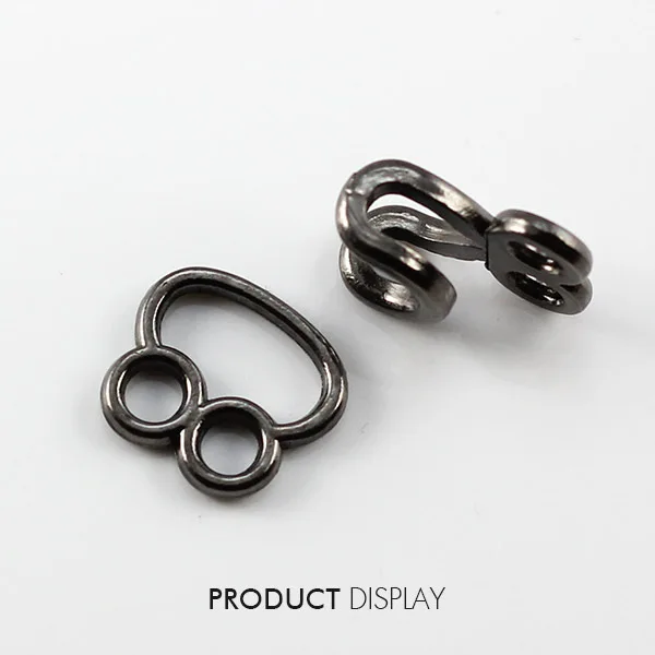 100 набор металлических черных застежек с крючками для шитья одежды/NK188|accessories