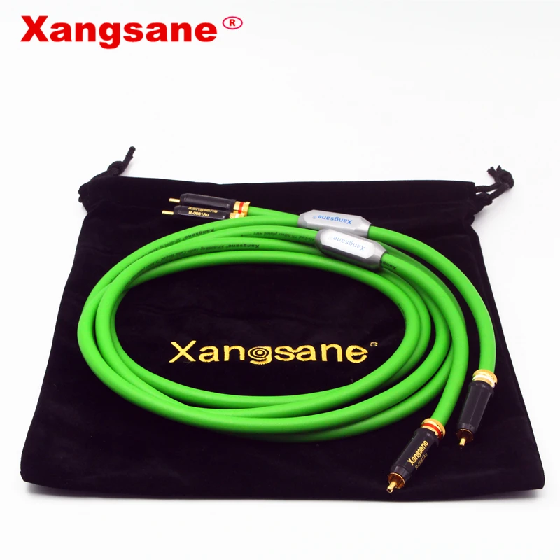 Кабель xangразный Hifi 2RCA к высококачественный медный посеребренный Двойной RCA