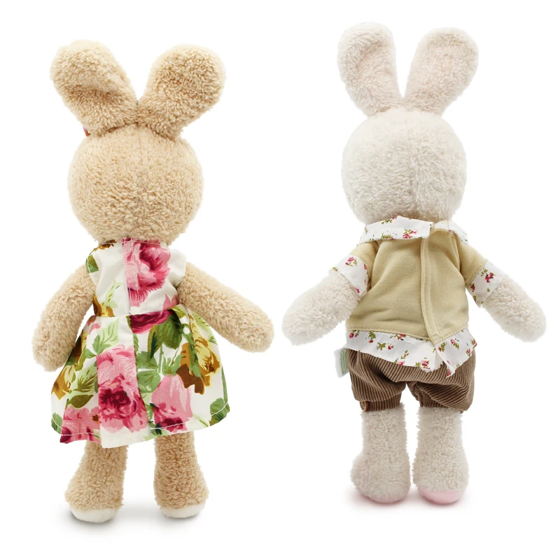 30cm kawaii Rabbit plush toys Wearing dress DIY bunny Stuffed animals dolls kids gifts clothes can be take off | Игрушки и хобби