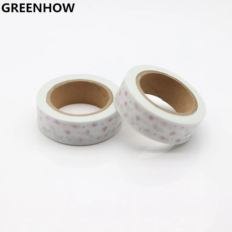 GREENHOW Рождественский мотив васи лента клейкая Маскировочная 8036|washi tape|masking tapeadhesive