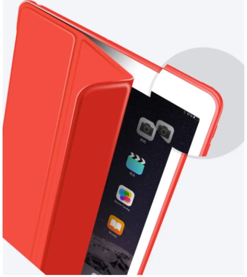 Чехол для iPad 9 7 2017 GOLP из искусственной кожи волшебный умный чехол Мягкий защитный