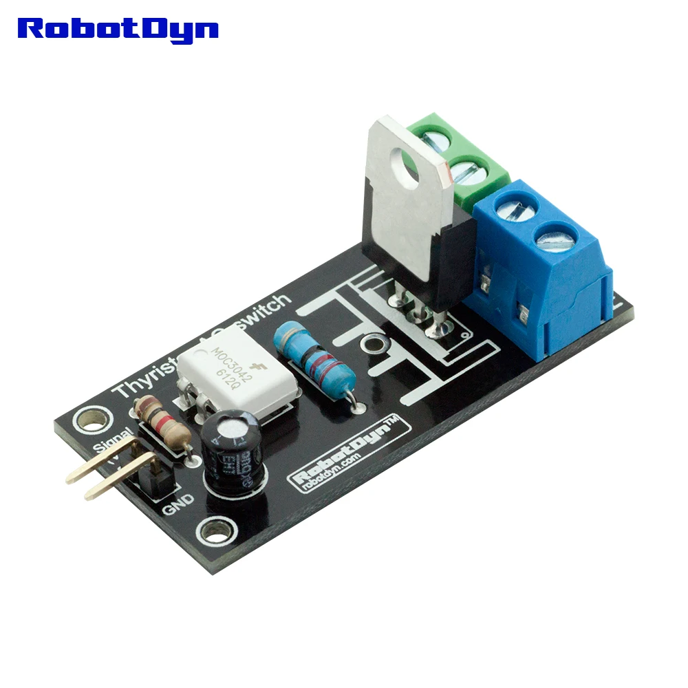 SSR - solid state relay AC Switch for microcontrollers , 3.3V~12V logic, AC 220V/5A (peak 10A)