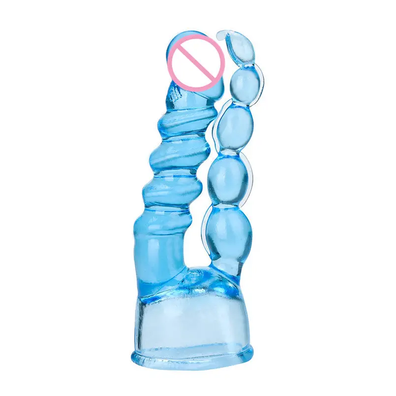 Женский массажер вибратор для расслабления тела синего цвета 6|Дилдо| |