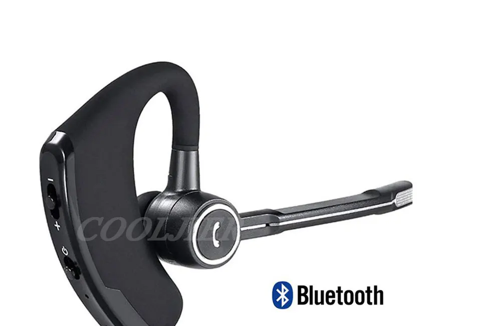 COOLJIER бизнес беспроводные Bluetooth наушники для автомобиля Bluetooth Handsfree стерео ушной крючок гарнитура с микрофоном шумоподавление наушники