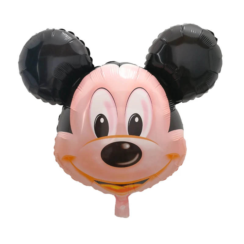 mickey 50 шт. 78*65 см Алюминий надувные шары Mickey Minnie головка фольгированный шарик, мультфильмы, детские игрушки День рождения поставки Свадебные украшения - Цвет: mickey