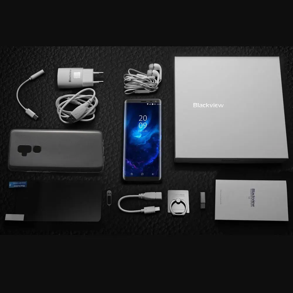 Blackview S8 5 7 "четыре камеры 18:9 смартфон 4 ГБ ОЗУ 64 Гб ПЗУ MT6750T Восьмиядерный
