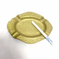 brass simple modern ashtray cigarette cigar lidless ashtray table top decoration