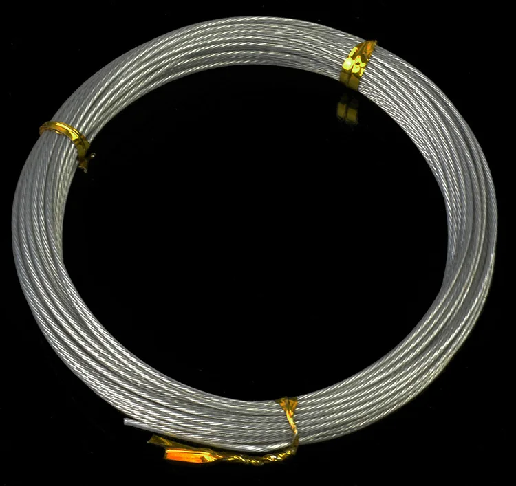 Рыбалка стальной проволоки лески 10 м максимальная мощность 7 пряди супер мягкой