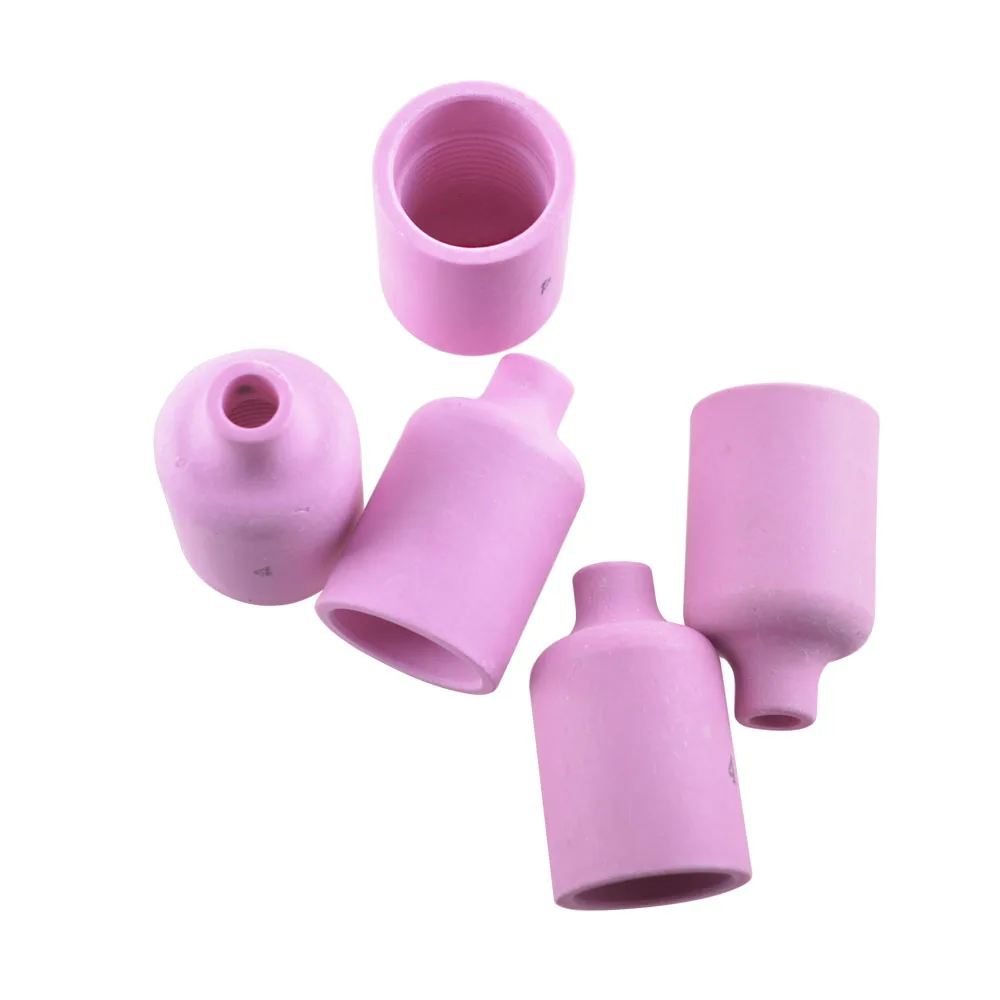 10PCS TIG Alumina Gas Lens Nozzle 54N18 4# Fit SR DTA DB WP 17 18 26 Welding Torch | Инструменты