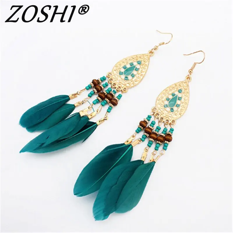 2020 длинные модные серьги с кисточками в этническом стиле бохо эффектные подвески